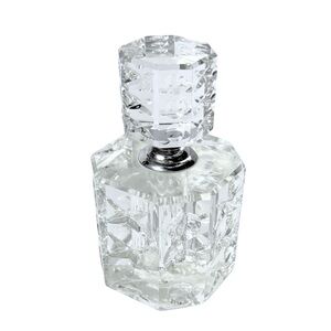 Oleg Cassini Elegant Etched Crystal‎ Perfume Bottle